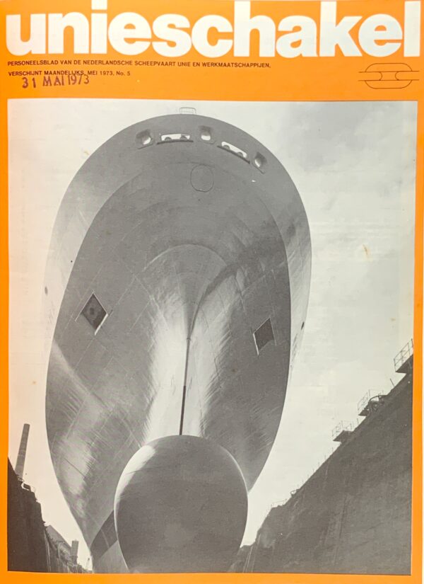 Unieschakel - 1973-1974 complete jaargang voorloper van Nedlloydparade, personeelsblad van Nedlloyd